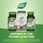 Nature's Way Cranberry Fruit, Cranberry Supplements, Supports Urinary Tract Health*, 930 mg per 2-Capsule Serving, 100 Capsules (Packaging May Vary)