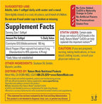 Nature Made CoQ10 100mg with Black Pepper Extract for Enhanced Nutrient Absorption, Dietary CoQ10 Supplement for Heart Health Support, 30 Softgels, 30 Day Supply