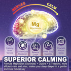 Magnesium Glycinate Gummies 500mg/250mg for Adults Kids Teens, Sugar Free Magnesium Calm Sleep Aid, Kids Sleep Gummies with L-Theanine Glycine B6 for Sleep, Calm, Muscle,Relax Brain,No Melatonin,2Pack