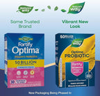 Nature's Way Fortify Optima Women's Probiotics, 50 Billion Live Cultures, 7 Strains, Supports Digestive and Immune Health*, 30 Capsules (Packaging May Vary)