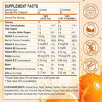 Iron Supplement Gummies, 65mg Iron and 250mg Vitamin C for Women Men Kids, Natural Vegan with Vitamin A, B-Complex, Biotin, Zinc & Folate Energy Support & Immune Health, 60 Count