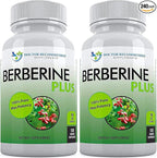 DOCTOR RECOMMENDED SUPPLEMENTS Berberine Plus 1200mg Per Serving - 120 Veggie Capsules Royal Jelly (120 Count (Pack of 2))