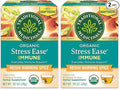 Traditional Medicinals Organic, Stress Ease Immune with Adaptogens, Reishi Warming Spice - Immune Support with Astragalus - Kosher, Non-GMO, Caffeine-Free, Compostable - 16 Count (Pack of 2)