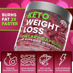 Keto Weight Loss Diet Pills, Natural Appetite Suppressant, Fat Burner for Women and Men with Apple Cider, Green Coffee Bean Extract, Curb Cravings & Hunger, Metabolism Booster Supplement - 60 Capsules