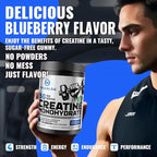 Natures Aid Creatine Monohydrate Gummies (5g) – Pre-Workout Energy & Muscle Growth Support for Men & Women | Blueberry Electrolyte Gummies (135 Count)