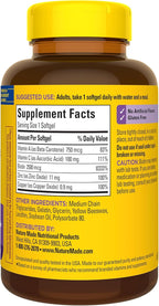 Nature Made Hair Skin and Nails with Biotin 2500 mcg, Dietary Supplement For Healthy Hair Skin and Nails Support, 120 Softgels, 120 Day Supply