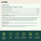 Wuffes Advanced Joint Liquid for Dogs, Hip & Joint Support Supplement with Glucosamine, Chondroitin, UC-II® Collagen, and MSM, for Small & Large Breeds, 16 Oz