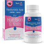 Hyalogic Hyaluronic Acid Chewable Lozenge – Sugar-Free Supplement for Hair Skin and Nails Vitamins for Women, Supports Skin Hydration (30 Count)