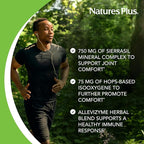 NaturesPlus Ultra InflamActin - 60 Capsules - Natural Anti-Inflammatory Supplement with Turmeric, Bromelain, MSM, Boswellia & Ginger - Joint Health Support - 30 Servings