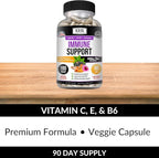 Kaya Naturals Elderberry Immune Support with Zinc and Vitamin C for Adults, Probiotics & Turmeric 1000mg Immune System Booster Sambucus Elderberry Capsules - 180 Count