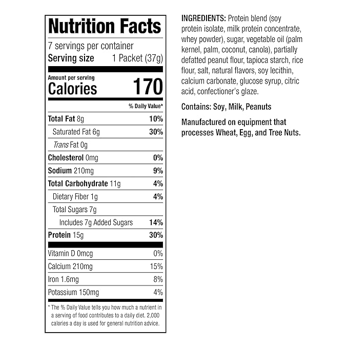 WonderSlim Popper Puff Snacks, Caramel Peanut, 170 Calories, 15g Protein, Gluten Free (7ct)
