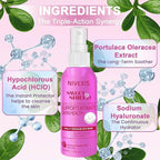 Feminine Intimate Skin Spray, Vaginal Odor Control & Itch Relief, pH Balanced Hygiene Cleanser, Soothes Irritated for Vaginal, Hypoallergenic, Fragrance-Free Hypochlorous Acid Formula, 4 fl oz