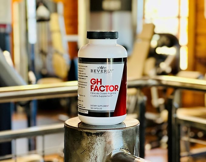 Beverly International GH Factor, 180 Capsules. Arginine and Lysine Supplement, Amino Acid Formula. Revitalize Your Physique.