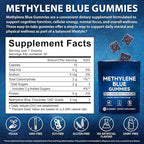 Methylene Blue Gummies 30 Count - Gluten Free & Non-GMO - Easy Gummy Format