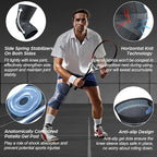 NEENCA Professional Knee Brace for Pain Relief, Medical Knee Compression Sleeve, Knee Support with Horizontal Knit Tech for Meniscus Tear, ACL, Arthritis, Joint Pain, Runner, Workout