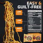 Healspot High Protein Spicy Buldak Noodles, Dry Tossed Ramen, 31g Plant-Based Protein, Low Fat, Low Carb, Non GMO, Keto Friendly & Plant Based (6 packs)