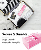 Extra Large Pill Organizer - XXL Vitamin Holder for Weekly Supplements - Double Sided Pill Box 7 Day with Big AM PM Compartments Huge Daily Medicine Dispenser 2 Times a Day Reliable and Easy-to-Use