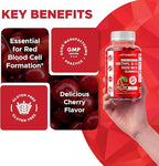 Vitamatic Extra Strength Vitamin B12 5000 mcg (Methyl B12) Gummies - 240 Count, Natural Cherry Flavored