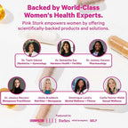 Pink Stork Premium Fertility Gummies | Fertility Supplements for Women with CoQ10, Myo-Inositol + Prenatal Vitamins | Conception Support | Hormone Balance for Women, Ovarian Care - 60 Gummies