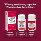 IPS Iron Supplement Capsules 18mg for Anemia - 100-Day Supply of Gentle Non-Constipating Iron for Women & Men