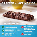 Zbar - Chocolate Brownie - Soft-Baked Energy Snack Bars - Non-GMO - 11g Whole Grains - USDA Organic Granola Bars (18 Pack)