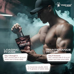 WELLNESS LABSRX Creatine Monohydrate Powder Sachets 300g – Peach Flavor Micronized Creatine Powder Supplement, Creatine for Women and Men, Supports Muscle Strength, Energy, Performance - 60 Servings