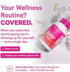 Pink Stork Menopause Support for Women - Hot Flash, Mood, Sleep, Weight, Cortisol & Hormonal Balance - Vegan, Estrogen-Free Perimenopause Relief - Ashwagandha, Maca - 60 Capsules