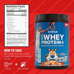 Six Star Whey Protein Powder Plus - Muscle Building & Recovery Formula with Whey Isolate Powder, BCAAs, 30g Protein, Immune Support - Post-Workout Supplement - Kellogg’s Frosted Flakes Flavor, 1.8 lbs