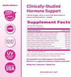 Pink Stork Menopause Support for Women - Hot Flash, Mood, Sleep, Weight, Cortisol & Hormonal Balance - Vegan, Estrogen-Free Perimenopause Relief - Ashwagandha, Maca - 60 Capsules