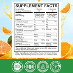 Magnesium Complex Gummies for Kids & Adults- Magnesium Glycinate Supplement- Support Calm Stress Relief, Bones, Mood Vegan- Sugar-Free Orange Flavor, 60 Gummies