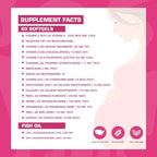 Pregnaforte 1 a day Prenatal vitamins for women 2 month: Folic acid, Fish Oil Omega 3 DHA/EPA, Vitamin D3, B6, Vitmain B12, C, E, Calcium, Iron, Magnesium, Zinc supplement FSA HSA eligble multivitamin