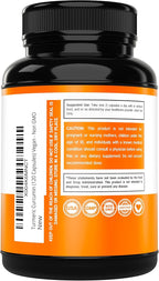 Turmeric Curcumin Supplement with Black Pepper, Ginger, Moringa (Made with 95% Curcuminoids) Third Party Tested, Non-GMO, Gluten Free - USA Made - (120 Capsules)