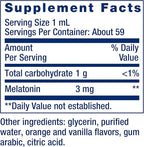 Life Extension Fast-Acting Liquid Melatonin (Citrus-Vanilla Flavor), 3 mg, Optimal Sleep Support, Healthy circadian Rhythms, Cellular Defense, Gluten-Free, Non-GMO, 2 fl oz