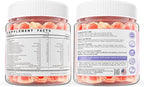 Kids Multivitamin Gummies + Calcium, Probiotics, Vitamin D3, C, Methylated B12 & Methylfolate, B6, A, K2, E, Zinc, Prebiotics for Children Ages 4+, Clean & Sugar Free, for Nutritional Support, 60 Cts