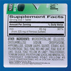 Major Ferosul - Ferrous Sulfate 325mg Tablets with 65mg of Elemental Iron - Iron Supplement for Women, Men - Green - 100 Count