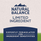 Natural Balance Limited Ingredient Adult Dry Dog Food with Vegan Plant Based Protein and Healthy Grains, Vegetarian Recipe, 12 Pound (Pack of 1)