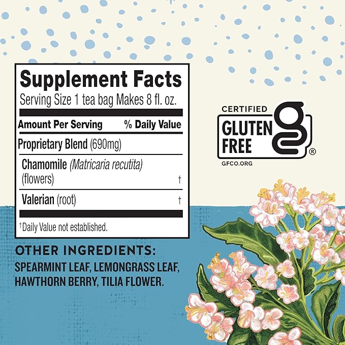 Celestial Seasonings Sleepytime Extra Herbal Tea, 20 Tea Bags Box