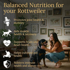 Multivitamins, Balanced Nutrition for Your Rottweiler, 90 Count, Made in The USA with Real Bacon