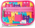 Made Easy Kit Pill Case - Weekly Medicine Organizer with Removable Seven-Day Vitamin & Supplement Box - Premium Neoprene for Travel Purse Accessory (Colorful Cat)