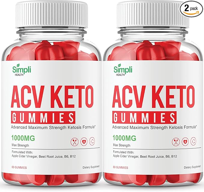 Simpli ACV Keto Gummies Simpli Health ACV Keto Gummies Extra Strength (120 Gummies)