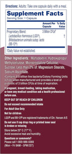 Phillips' Colon Health Daily Probiotic Capsules,4-in-1 Symptom Defense to Help Defend Against Occasional Gas,Bloating,Constipation,and Diarrhea,Daily Supplement,90 Count (Pack of 2)