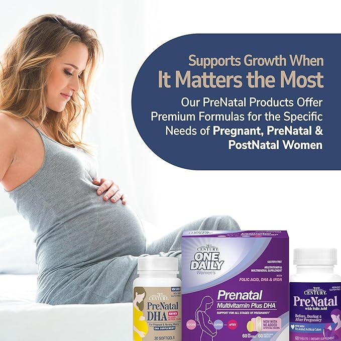 21st Century PreNatal DHA Softgels, 30 Count