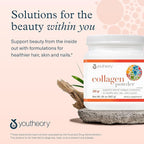 Youtheory Collagen Powder - 20 g Hydrolyzed Collagen Peptides - with Vitamin C, Biotin & Amino Acids - Supports Joint & Bone Health* - Unflavored - 20 oz (21-Day Supply)