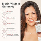 iRestore Hair Gummy Vitamins, Vegan Biotin Gummies for Hair Skin and Nails, Hair Growth Gummies for Women & Men, Biotin 10,000mcg, 3PK