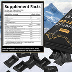 Grevol Himalayan Shilajit Gummies with Ashwagandha Fulvic Acid & 85+ Trace Minerals - No Added Sugar - Individually Wrapped - 120 Gummy