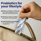 Pro Mix Kefir Probiotic Supplement with 12 Strains + Prebiotics for Gut & Immune Health | Travel-Friendly Powder Packs (30ct).
