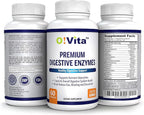 Premium Digestive Enzymes with Plant-Based enzymes, Supports Better Digestion, Better Nutrient Absorption (60 Non-GMO Vegetable Capsules)