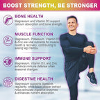 Magnesium Gummies 400mg | 5-in-1 Magnesium Complex for Women & Men: Mag Glycinate, Citrate, Malate, Chloride & Taurate | w/Ashwagandha, D3 & Zinc for Relaxtion, Mood,Energy | Sugar-Free, Vegan, 60Cts