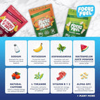 FocusFuel Energy Chews – Trial Size Variety Sample Pack (9 Servings) – 100mg Caffeine + Alpha GPC + L-Theanine + B12, Magnesium – Peach, Green Apple, Strawberry Lemonade Flavors – No Crash or Jitters