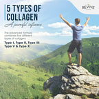 Multi Collagen Protein Powder Packets - Types I, II, III, V & X - Hydrolyzed Grass Fed Bovine, Wild Caught Fish, & Free-Range Chicken & Eggshell Collagen. Non-GMO, Halal, (10g Each, 20 Packets)